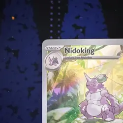 Pokemon TCG Nidoking 174/165 SV 151 Illustration Rare NM - Image 3