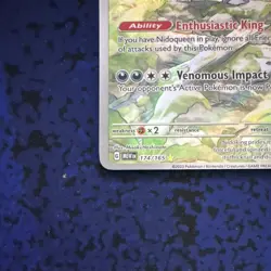Pokemon TCG Nidoking 174/165 SV 151 Illustration Rare NM - Image 4
