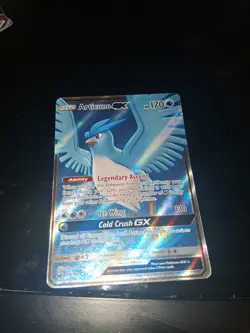 Pokemon TCG Articuno GX 154/168 Celestial Storm Ultra Rare Full Art Holo - Image 1