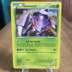 Genesect 10/101 BW Plasma Blast 2013 Pokemon TCG Card Cracked Ice Holo Rare NM - Image 1