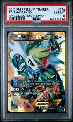 Shaymin EX 77a/108 XY Roaring Skies Full Art Alternate Promo Pokemon Card ISL - Image 1