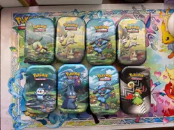 Pokemon TCG Mini Tins with 30 Random Cards (1 Tin Per Purchase) - Image 1