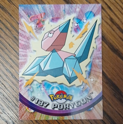 Topps 2000 Pokemon TV Animation Edition Porygon #137 Card English - Image 1