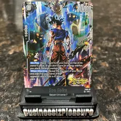 Son Goku FS09-07 Super Rare Legends Stamp Foil Dragon Ball Super Card Game | NM - Image 1