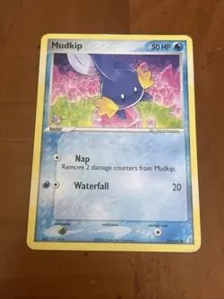 Mudkip 58/100 - Crystal Guardians - Non-Holo Pokemon Card - MP - Image 1