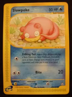 Slowpoke 108/147 Pokemon Trading Card Game eCard Aquapolis Near Mint NM - Image 2