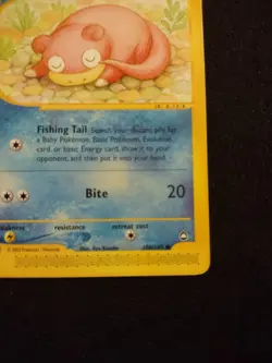Slowpoke 108/147 Pokemon Trading Card Game eCard Aquapolis Near Mint NM - Image 5