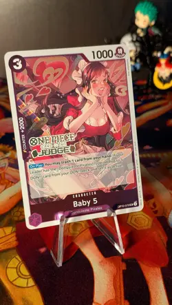 Baby 5 (Judge Pack Vol. 5) OP10-076 One Piece Promotion Cards Foil Stamped - Image 1