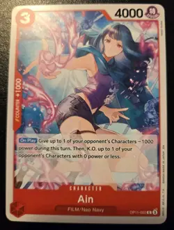 Ain OP11-002 Common A Fist Of Divine Speed One Piece Card Game - Image 1
