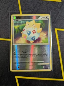 Pokemon Card - Togepi Undaunted 70/90 Common Reverse Holo HP - Image 1