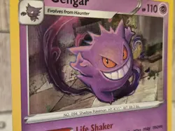 Pokemon Card Gengar 085/202 Sword & Shield Holo Rare Near Mint - Image 4