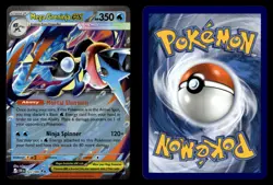 Mega Greninja ex 022/086 Holo Double Rare Chaos Rising Pokemon Card - Image 1