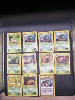 Lot of 67 Vintage Pokemon Gym Heroes Cards WOTC, Most MP, Few LP/HP. 15 Trainers - Image 5