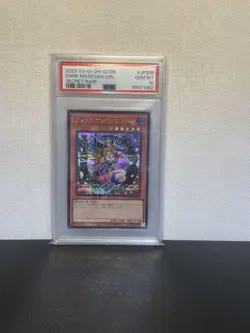 Yu Gi Oh Dark Magician Girl PSA 10 Secret Rare Collector Card - Image 1