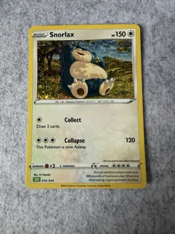Pokemon TCG Snorlax 016/034 Trading Card Game Classic Collection Holo ENG 150HP - Image 1