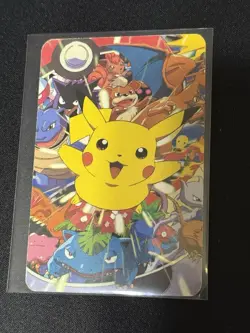 Pokemon Pikachu Raichu Snorlax 5 of Clubs Vintage Playing Card Nintendo - Image 2