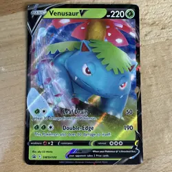 Venusaur V SWSH100 SWSH: Sword & Shield Promo Cards Holo - Image 1