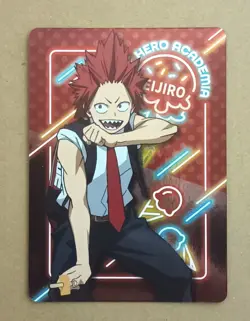 My Hero Academia Neon Collection Eijiro Kirishima Metal Card - Image 1