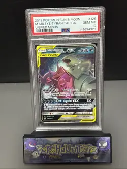 Pokemon Card Mega Sableye & Tyranitar GX 126/236 Unified Minds Tag Team PSA 10 - Image 1
