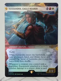 Kassandra, Eagle Bearer - Textured Foil - Showcase - Assassins Creed-ACR-271-MTG - Image 3