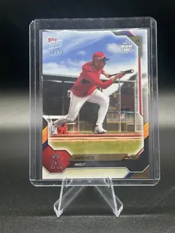2026 Topps Now Road to Opening Day OD-114 Zach Neto Gold Foil 11/26 Angels - Image 1