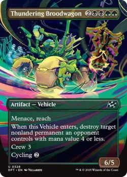Thundering Broodwagon (Borderless) - AE01 MTG - Light Play - Image 1