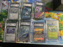 Pokemon Graded Card Lot Of 13 Raichu Ditto Glaceon +10 More - Image 1