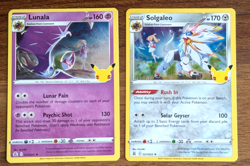Pokemon Card TCG Solgaleo Lunala Set Celebrations 25th Anniversary - Image 1