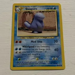 Yuka Morii Quagsire 48/64 Neo Revelation Vintage Pokemon Card NM-LP TCG - Image 1