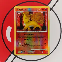 VULPIX SH6 Reverse Holo Rare Platinum Base Set Pokemon Pokemon Card LP/MP - Image 1