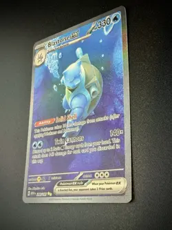 Pokemon 151 Blastoise EX 200/165 SIR Special Illustration Rare NM Alt Art Card - Image 5