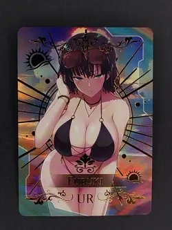 Fubuki Goddess Story Doujin Waifu Trading Card UR One Punch Man - Image 1