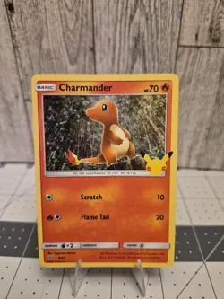 Pokemon Charmander 9/25 HOLO 25th Anniversary Mcdonalds Promo 2021 Card - Image 2