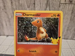 Pokemon Charmander 9/25 HOLO 25th Anniversary Mcdonalds Promo 2021 Card - Image 3