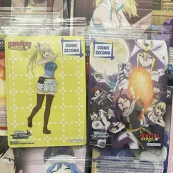 Fairy Tail 157 Card lot uncommon and common including 2 topper, Weiss Schwarz - Image 2