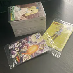 Fairy Tail 157 Card lot uncommon and common including 2 topper, Weiss Schwarz - Image 3