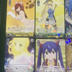 Fairy Tail 21 Rare card lot including 7 duplicates Weiss Schwarz, English - Image 3
