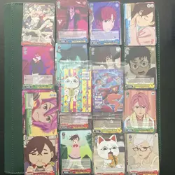 Dandadan 171 Bulk Card Lot uncommon and common inc 2 toppers. Weiss Schwarz - Image 1