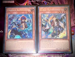 CORI-EN011 & 12 Surge & Crackle Blitzclique Secret Rare 1st Ed YuGiOh - Image 1