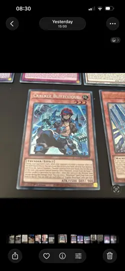 Crackle Blitzclique Secret Rare CORI-EN012 1st Edition Near Mint Yu-Gi-Oh TCG - Image 1