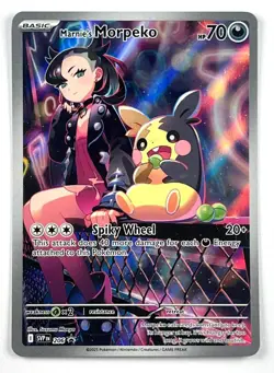 Marnie’s Morpeko 206 Pokemon Card Near Mint NM SV Promo - Image 1