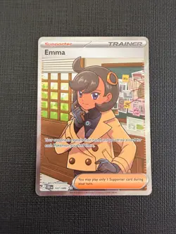Pokemon TCG Emma 107/086 Full Art Secret Rare Holo Chaos Rising Near Mint NM - Image 1