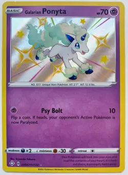 Galarian Ponyta SV047/SV122 Shining Fates: Shiny Vault Holo Pokemon - Image 1