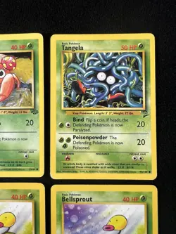 1999 Pokemon TCG Vintage Fossil Base Set 2 WOTC Lot Paras Tangela Bellsprout 66 - Image 5