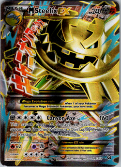 M Steelix EX 109/114 Pokemon TCG XY - Steam Siege LP - Image 1