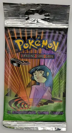 Pokemon Gym Challenge Unlimited Booster Pack Sabrina Artwork Factory Sealed WOTC - Image 1