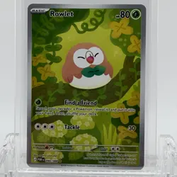 Pokemon TCG Perfect Order Rowlet #090/088 Illustration Rare NM- - Image 1