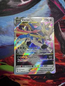 Pokemon TCG Crown Zenith Zacian VSTAR 96/159 - Image 1