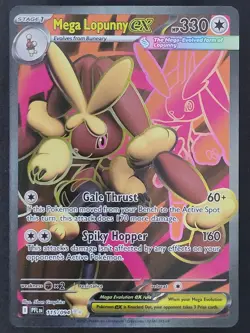 Mega Lopunny ex 115/094 Ultra Rare Phantasmal Flames Pokemon TCG - Image 1