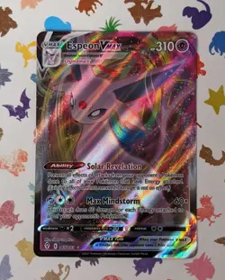 Pokemon TCG Espeon VMAX 065/203 Sword And Shield Evolving Skies English 2021 - Image 1